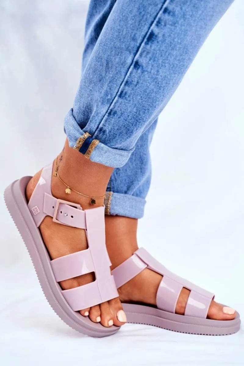 Sale ZAXY Damskie Sandały Pachnące Gumowe Beżowe FF285025