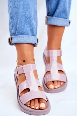 Sale ZAXY Damskie Sandały Pachnące Gumowe Beżowe FF285025