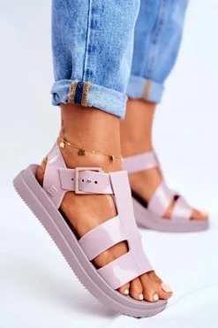 Sale ZAXY Damskie Sandały Pachnące Gumowe Beżowe FF285025