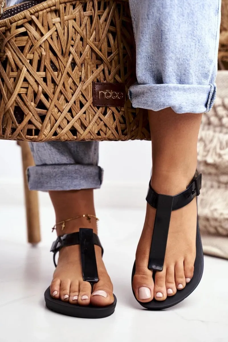 Sale ZAXY Damskie Sandały Pachnące Gumowe Czarne DD285039