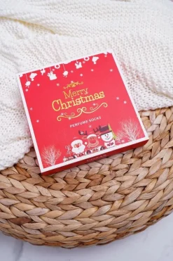 Skarpetki|Skarpetki>COSAS Damskie Skarpetki Pachnące Zestaw 4 Pary Świąteczne A4