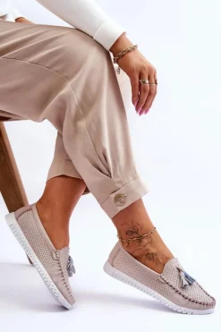 Loafersy Damskie|Mokasyny Damskie Skórzane><noscript><img width=