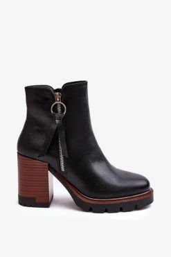 Botki Na Słupku|Czarne Botki><noscript><img width=