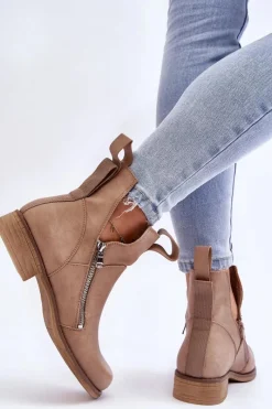 Botki Wiosenne|Brązowe I Beżowe Botki><noscript><img width=