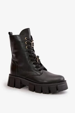 Damskie Trapery|Botki Skórzane><noscript><img width=