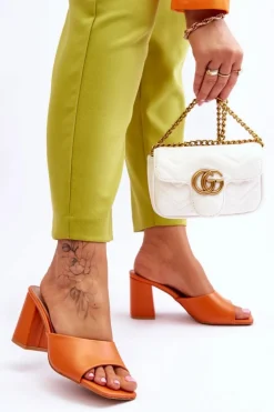 Klapki Na Obcasie|Klapki Damskie Klasyczne><noscript><img width=