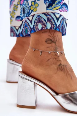 Klapki Na Obcasie|Klapki Damskie Klasyczne><noscript><img width=