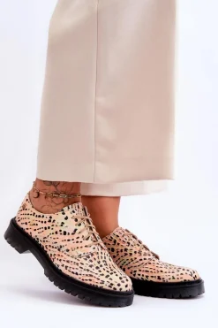 Półbuty Skórzane><noscript><img width=