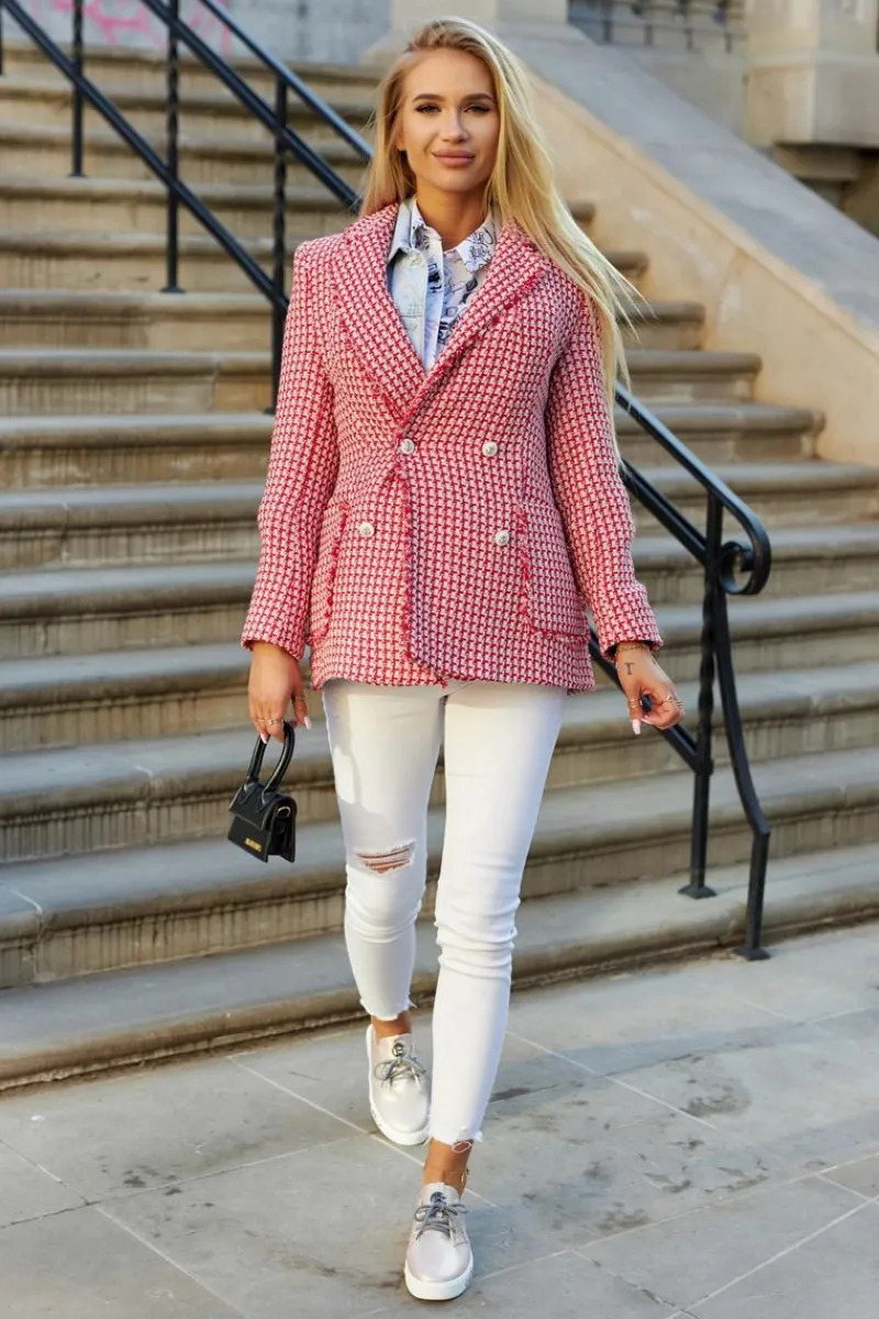 Trampki Damskie Niskie>Damskie buty S.Barski Damskie Skórzane Tenisówki Z Ozdobą Metaliczny Róż Carrey