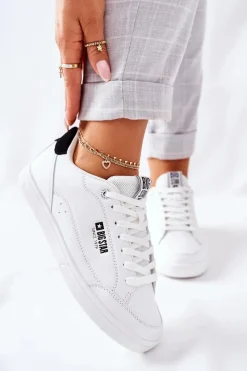 Trampki Damskie Big Star|Trampki Damskie Niskie></noscript>Big Star Shoes Damskie Skórzane Tenisówki Memory Foam BIG STAR II274319 Białe