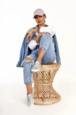 Clearance Damskie Skórzane Tenisówki BIG STAR HH274143 Srebrne Damskie Trampki Damskie Big Star|Trampki Damskie Niskie