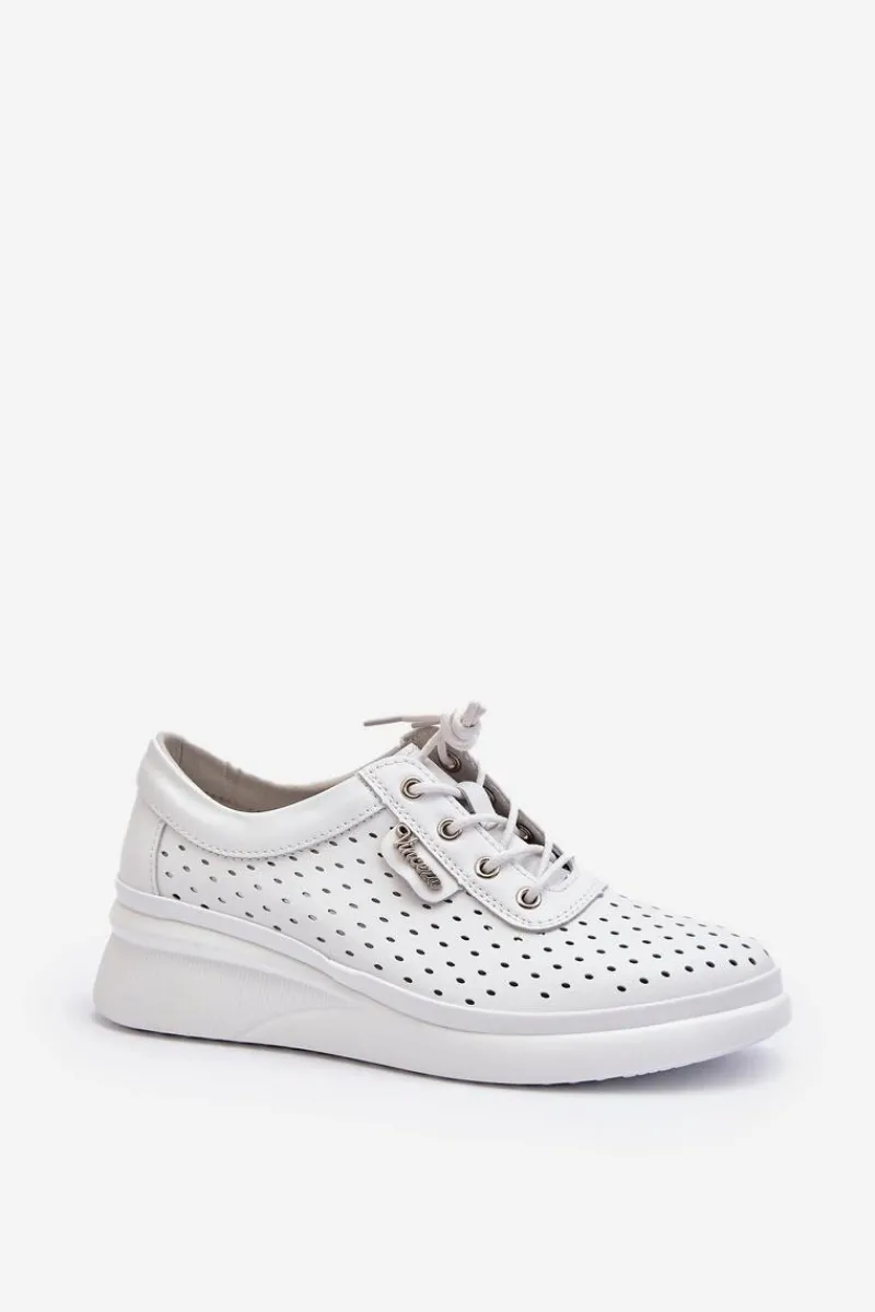 Outlet Damskie Skórzane Trampki Sportowe Buty Białe Brumia Damskie Sneakersy Damskie