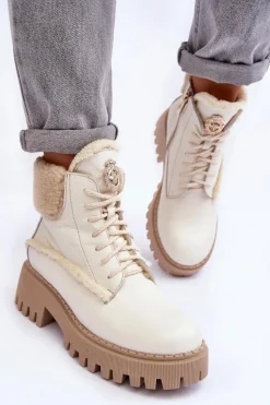 Damskie Trapery|Botki Sznurowane><noscript><img width=