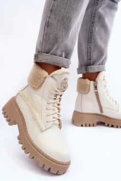 Damskie Trapery|Botki Sznurowane><noscript><img width=