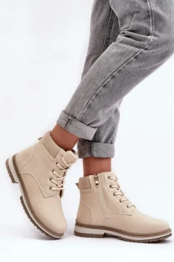 Damskie Trapery|Botki Sznurowane><noscript><img width=