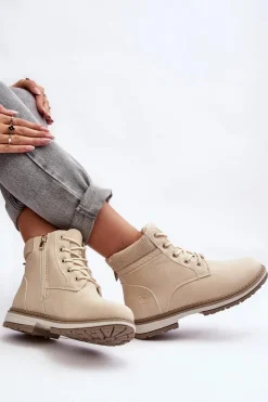 Damskie Trapery|Botki Sznurowane><noscript><img width=