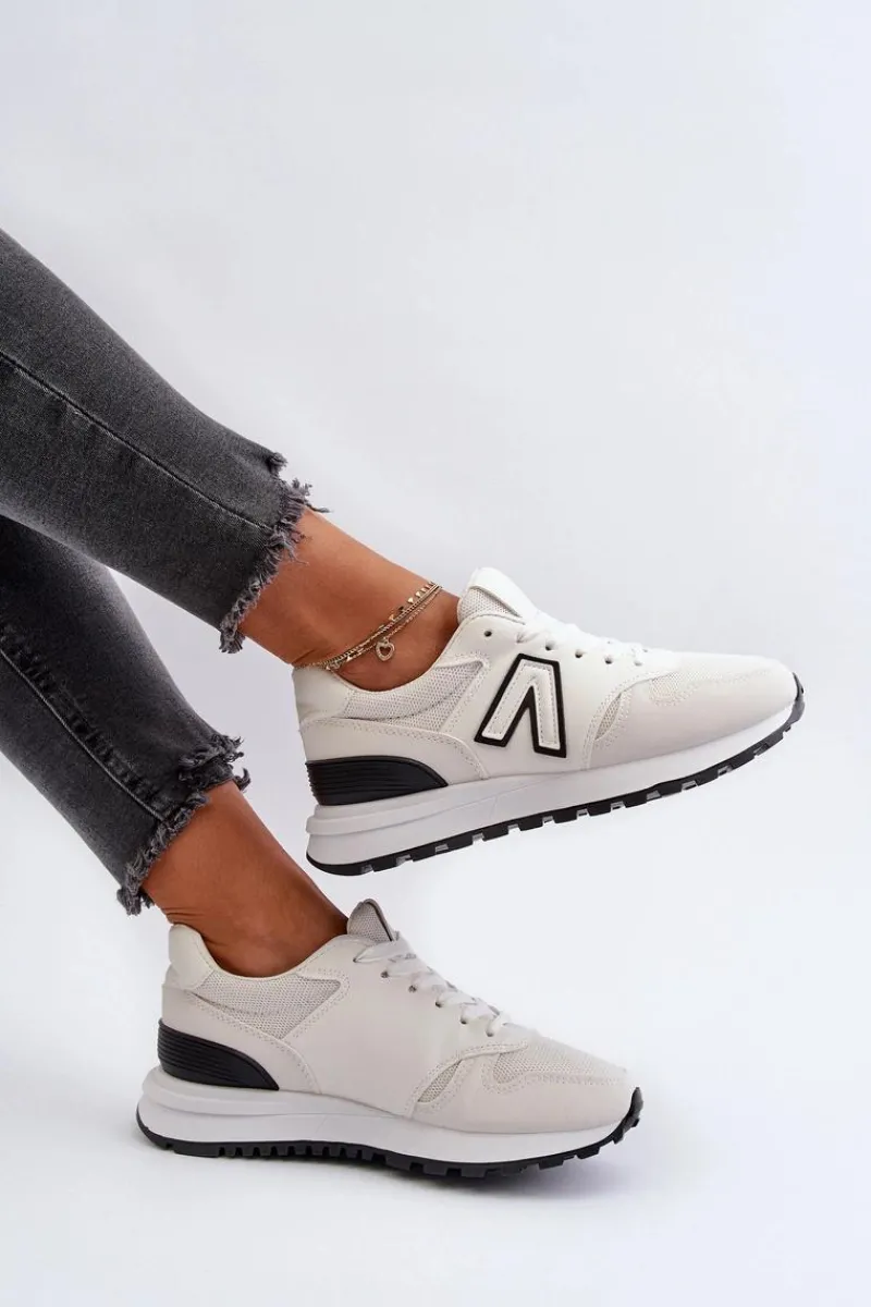 Sneakersy Damskie>Boto Damskie Sneakersy Buty Sportowe Białe Daisee