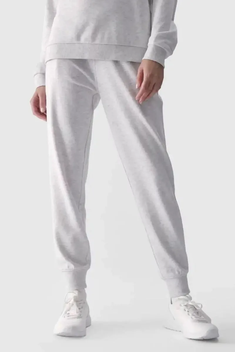 New 4F Damskie Spodnie Dresowe Joggery WMM00TTROF0945-27M Szare Szary