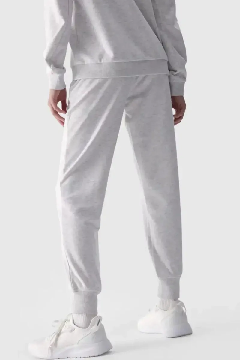 New 4F Damskie Spodnie Dresowe Joggery WMM00TTROF0945-27M Szare Szary