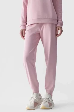 Best 4F Damskie Spodnie Dresowe Joggery WMM00TTROF0945-56S Różowe