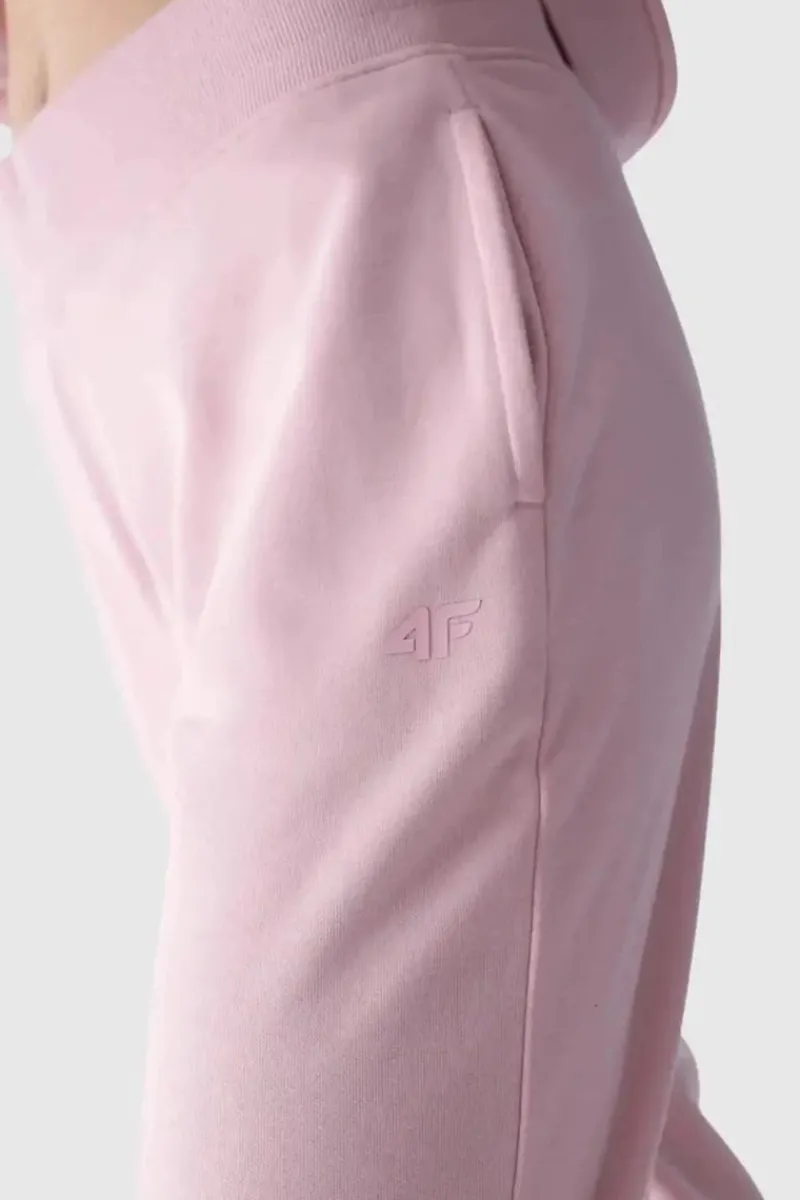 Best 4F Damskie Spodnie Dresowe Joggery WMM00TTROF0945-56S Różowe