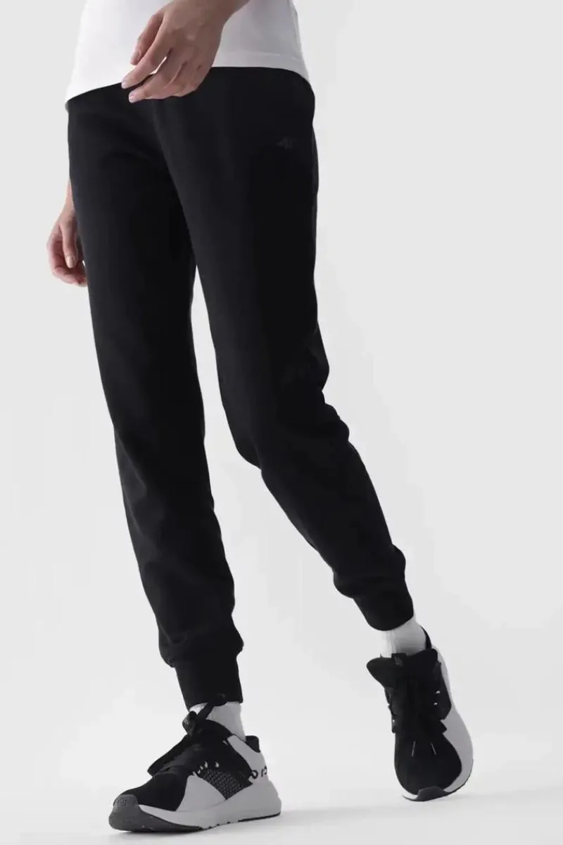 Online Damskie Spodnie Dresowe Joggery WMM00TTROF0945-20S Czarne Damskie Spodnie Damskie|Odzież 4F