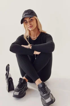 Best Cross Jeans Damskie Sportowe Buty II2R4018C Czarne Czarny