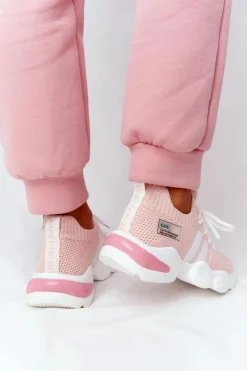 Outlet GOE Damskie Sportowe Buty HH2N4019 Różowe