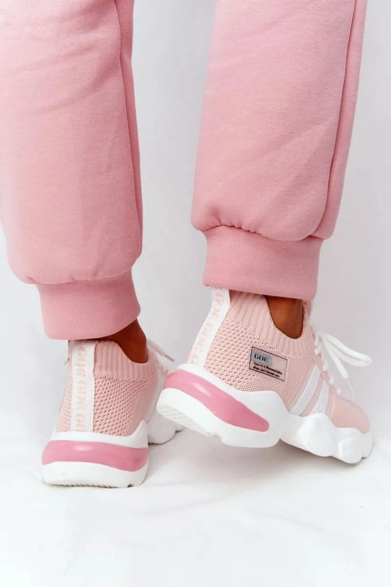 Outlet GOE Damskie Sportowe Buty HH2N4019 Różowe