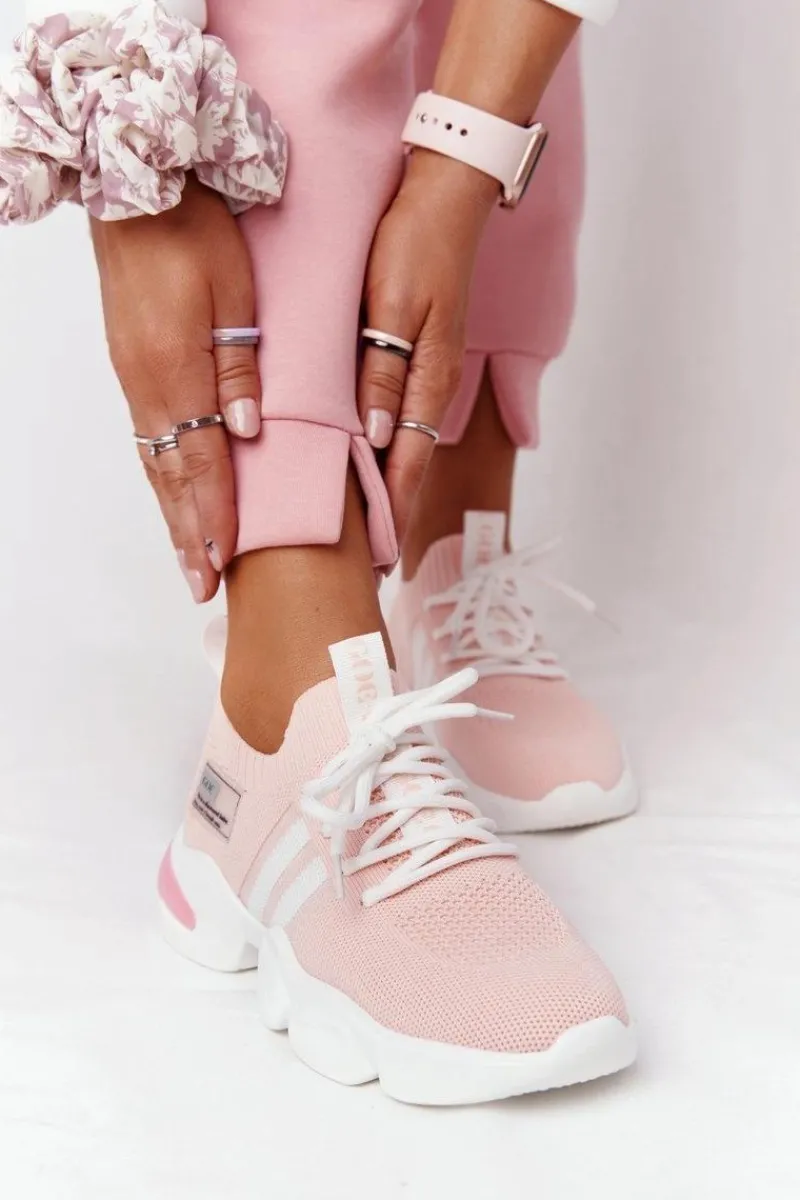 Outlet GOE Damskie Sportowe Buty HH2N4019 Różowe