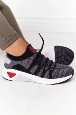 Trampki Damskie Big Star|Buty Sportowe Na Platformie></noscript>Big Star Shoes Damskie Sportowe Buty Memory Foam Big Star HH274532 Ciemnoszare