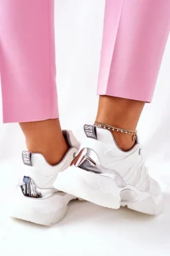 Trampki Damskie Big Star|Buty Sportowe Na Platformie></noscript>Big Star Shoes Damskie Sportowe Buty Memory Foam Big Star II274088 Białe