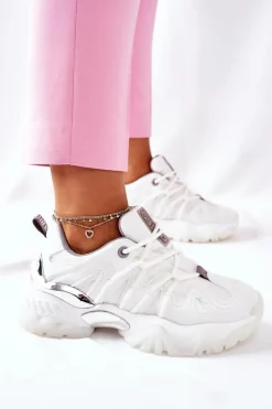 Trampki Damskie Big Star|Buty Sportowe Na Platformie></noscript>Big Star Shoes Damskie Sportowe Buty Memory Foam Big Star II274088 Białe