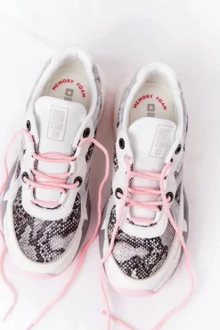 Big Star Shoes Damskie Sportowe Buty Memory Foam Big Star HH274326 Białe