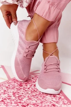 Best Damskie Sportowe Buty Różowe Workout Damskie Trampki Damskie Slip-On|Buty Sportowe Na Platformie