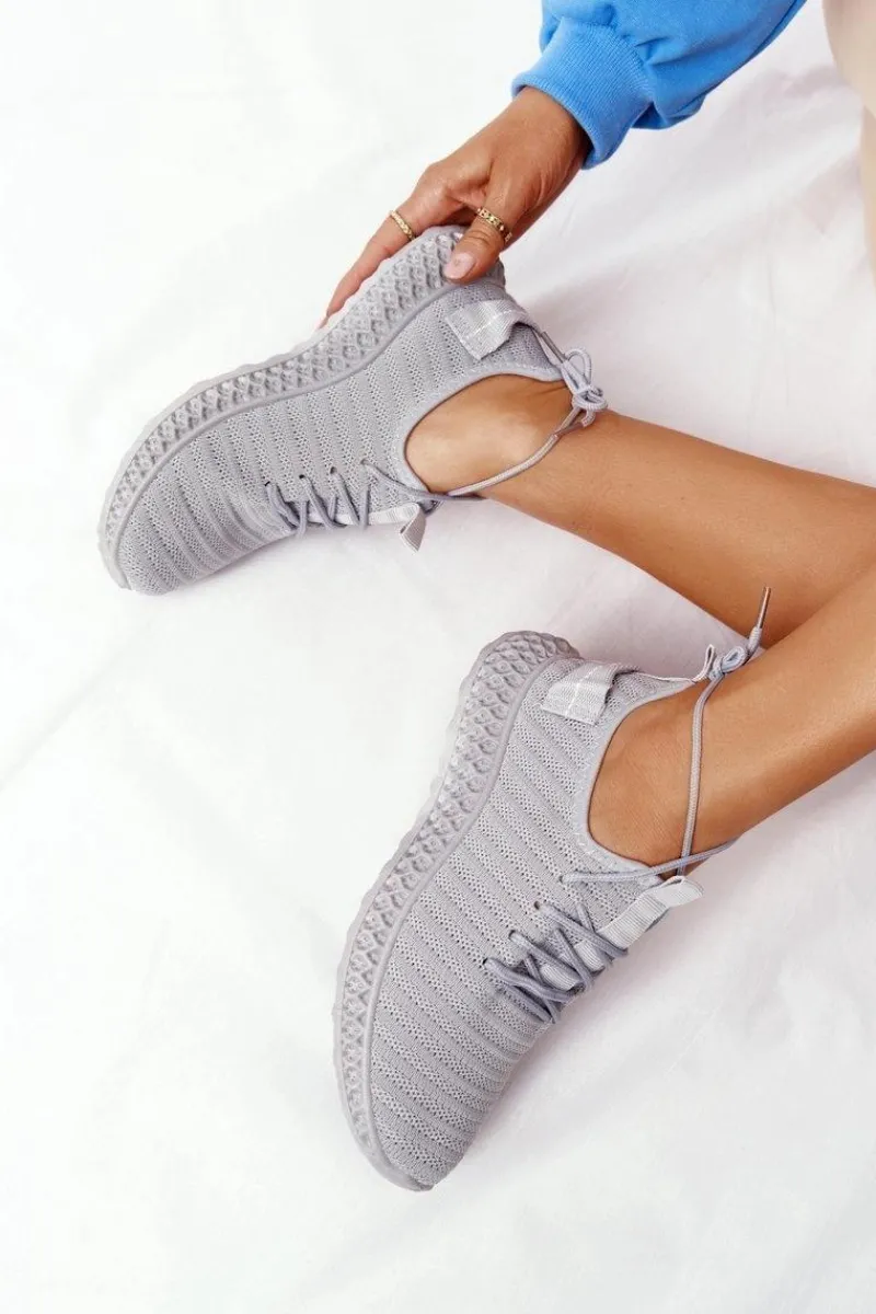 Trampki Damskie Slip-On>Boto Damskie Sportowe Buty Slip-on Szare Do It