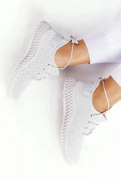 Discount Damskie Sportowe Buty Slip-on Szare Run Away Damskie Trampki Damskie Slip-On