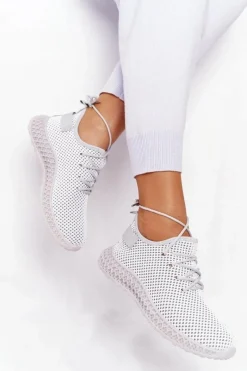 Discount Damskie Sportowe Buty Slip-on Szare Run Away Damskie Trampki Damskie Slip-On