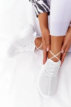 Trampki Damskie Slip-On|Buty Sportowe Na Platformie></noscript>Boto Damskie Sportowe Buty Slip-on Białe Run Away