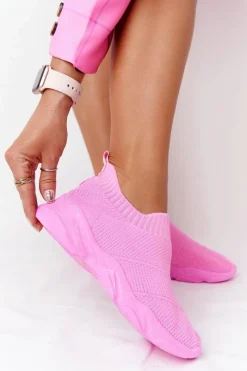 Sale Damskie Sportowe Buty Slip-on Fuksja Yoga Class Damskie Trampki Damskie Slip-On