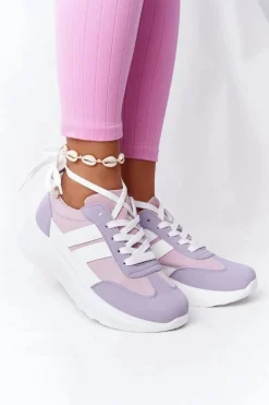 Online Damskie Sportowe Buty Sneakersy Fioletowe Holiday Damskie Buty Sportowe Na Platformie