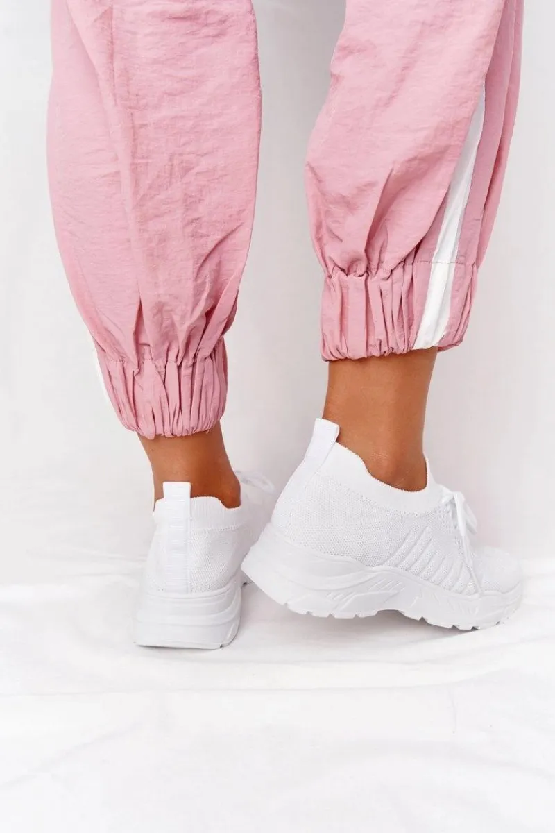 New Boto Damskie Sportowe Buty Sneakersy Białe Ruler