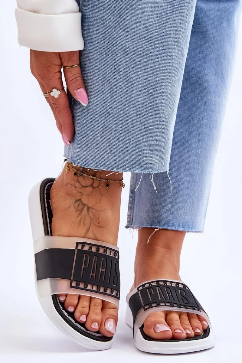 Klapki Sportowe|Klapki Damskie Klasyczne>Boto Damskie Sportowe Klapki Czarne Sunrise