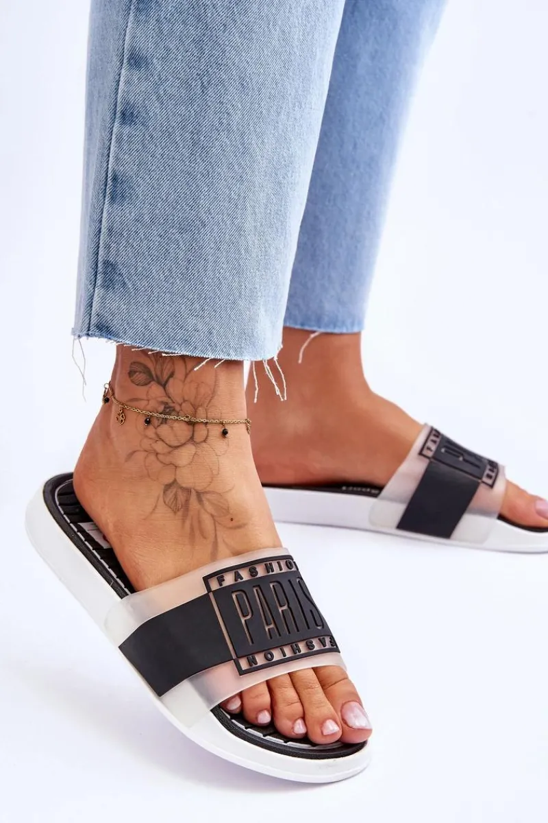 Klapki Sportowe|Klapki Damskie Klasyczne>Boto Damskie Sportowe Klapki Czarne Sunrise