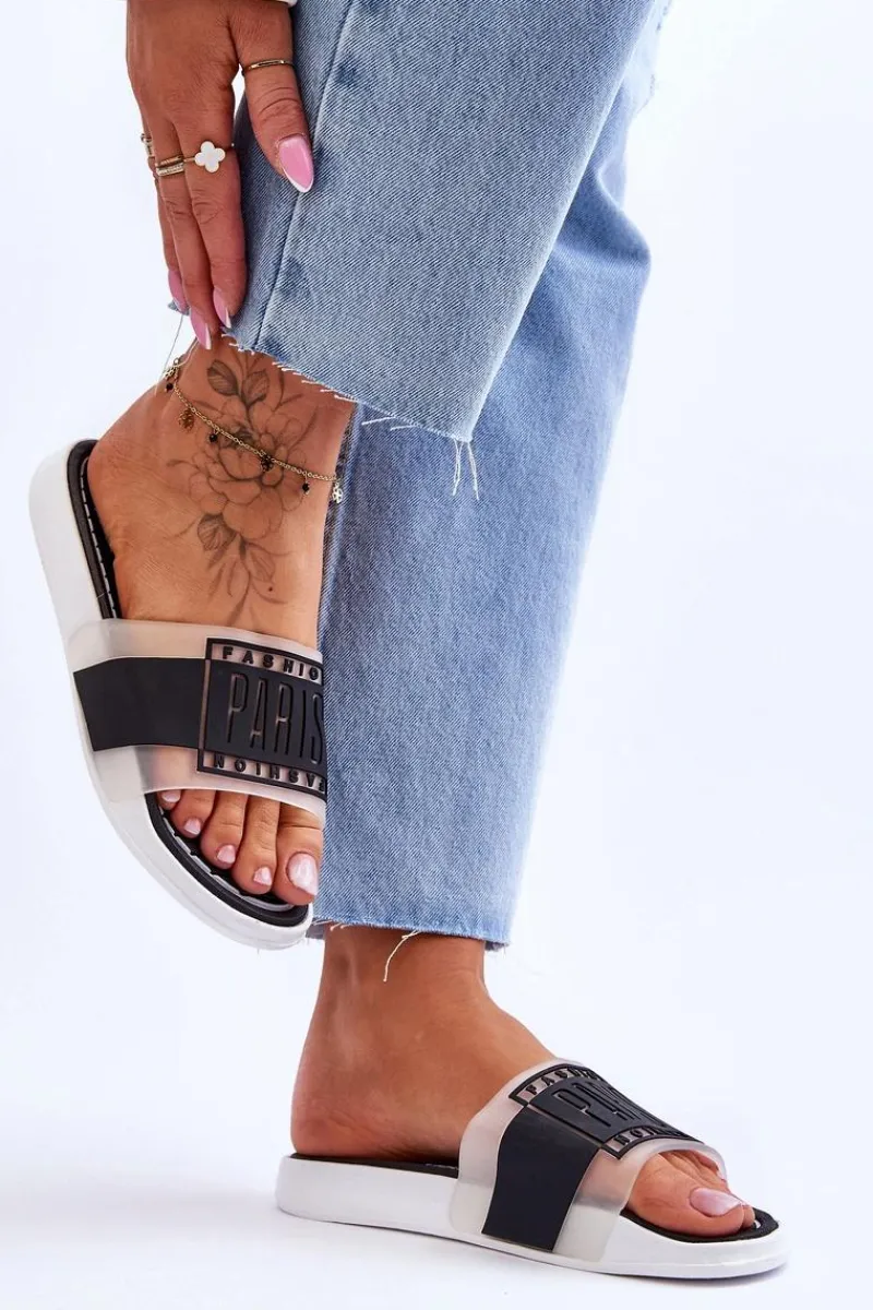 Klapki Sportowe|Klapki Damskie Klasyczne>Boto Damskie Sportowe Klapki Czarne Sunrise