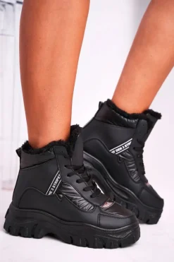 Śniegowce Damskie|Botki Sznurowane><noscript><img width=