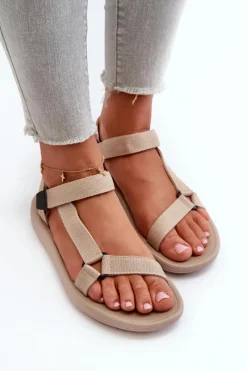 Clearance Boto Damskie Sportowe Sandały Beżowe Ultimate