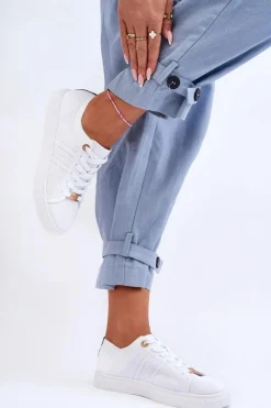 Trampki Damskie Slip-On|Trampki Damskie Niskie></noscript>Boto Damskie Sznurowane Trampki Białe Etna