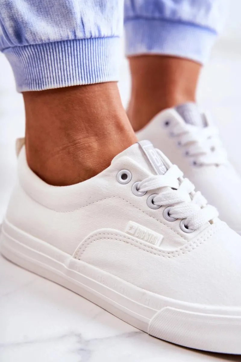 Trampki Damskie Big Star|Trampki Damskie Niskie>Big Star Shoes Damskie Tenisówki BIG STAR FF274168 Białe