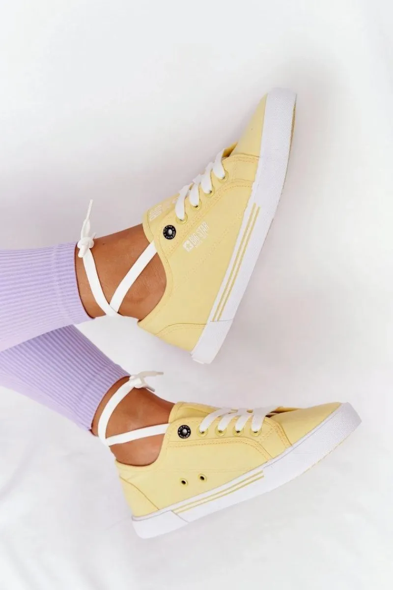 Hot Big Star Shoes Damskie Tenisówki BIG STAR HH274062 Żółte